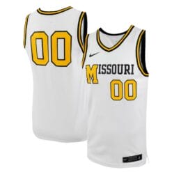Custom Missouri Tigers Jersey Name and Number Replica Basketball Alternate White