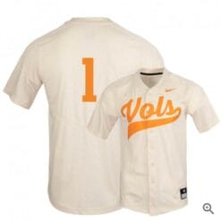 Alerick Soularie Jersey Tennessee Volunteers Baseball NCAA College Elite White Alumni #1