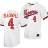Benjamin Blackwell Jersey Clemson Tigers College Baseball White #4