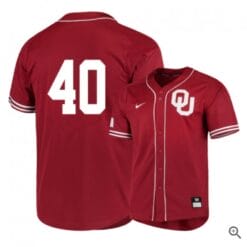 Brady Lindsly Jersey Oklahoma Sooners Baseball NCAA College Red Elite Alumni #40