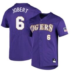 Brayden Jobert Jersey LSU Tigers Baseball NCAA College Purple Alumni #6