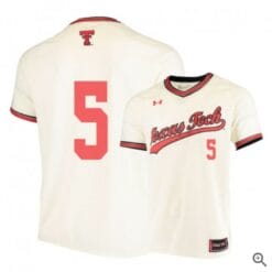 Brian Klein Jersey Texas Tech Red Raiders Baseball NCAA College Cream Alumni #5