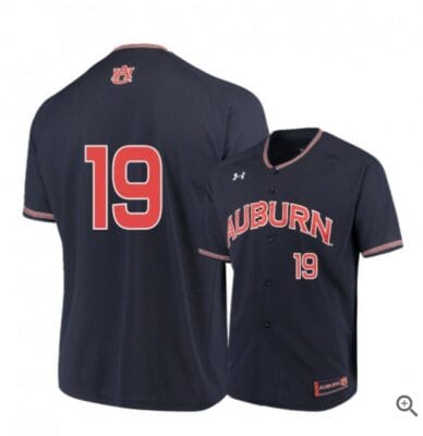 Brody Moore Jersey Auburn Tigers Baseball NCAA College Navy Alumni #19