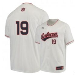 Brody Moore Jersey Auburn Tigers Baseball NCAA College White Alumni #19