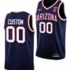 Custom Arizona Wildcats Jersey Name and Number College Basketball Limited Navy