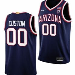 Custom Arizona Wildcats Jersey Name and Number College Basketball Limited Navy