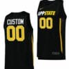 Custom Appalachian State Mountaineers Jersey Name and Number College Basketball Black
