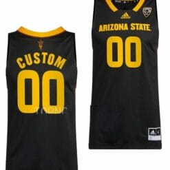 Custom Arizona State Jersey Name and Number Sun Devils College Basketball Swingman Black