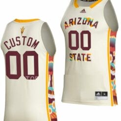 Custom Arizona State Jersey Name and Number Sun Devils College Basketball Swingman Black