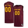 Custom Arizona State Jersey Name and Number Sun Devils College Basketball Maroon