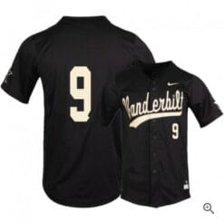 Carter Young Jersey Vanderbilt Commodores Baseball NCAA College Black Alumni #9