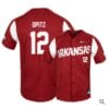 Casey Opitz Jersey Arkansas Razorbacks Baseball NCAA College Alumni Elite Red #12
