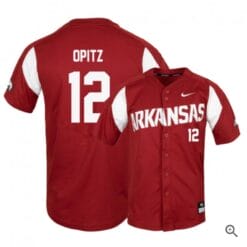 Casey Opitz Jersey Arkansas Razorbacks Baseball NCAA College Alumni Elite Red #12