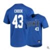 Chase Cheek Jersey Duke Blue Devils Baseball NCAA College Blue Elite Alumni #43