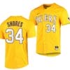 Chase Shores Jersey LSU Tigers Baseball NCAA College Yellow Alumni #34