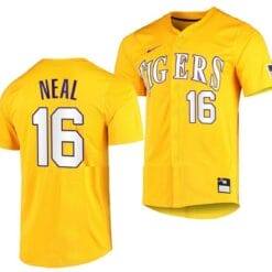 Chase Shores Jersey Lsu Tigers Baseball NCAA College Vapor Untouchable Elite Gold #16