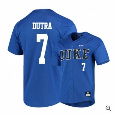 Chris Dutra Jersey Duke Blue Devils Baseball NCAA College Blue Elite Alumni #7