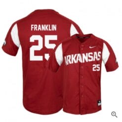 Christian Franklin Jersey Arkansas Razorbacks Baseball NCAA College Alumni Elite Red #25
