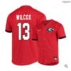 Cole Wilcox Jersey Georgia Bulldogs Baseball NCAA College Red Elite Alumni #13