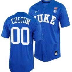 Custom Duke Blue Devils Jersey Name and Number Baseball NCAA College Royal