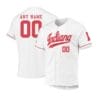 Custom Indiana Hoosiers Jersey Name and Number Baseball NCAA College White