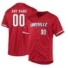 Custom Louisville Cardinals Jersey Name and Number Baseball College Red