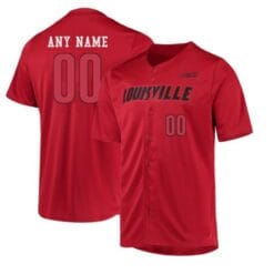 Custom Louisville Cardinals Jersey Name and Number Baseball College Red ACC