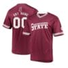 Custom Mississippi State Jersey Name and Number Baseball College NCAA Maroon