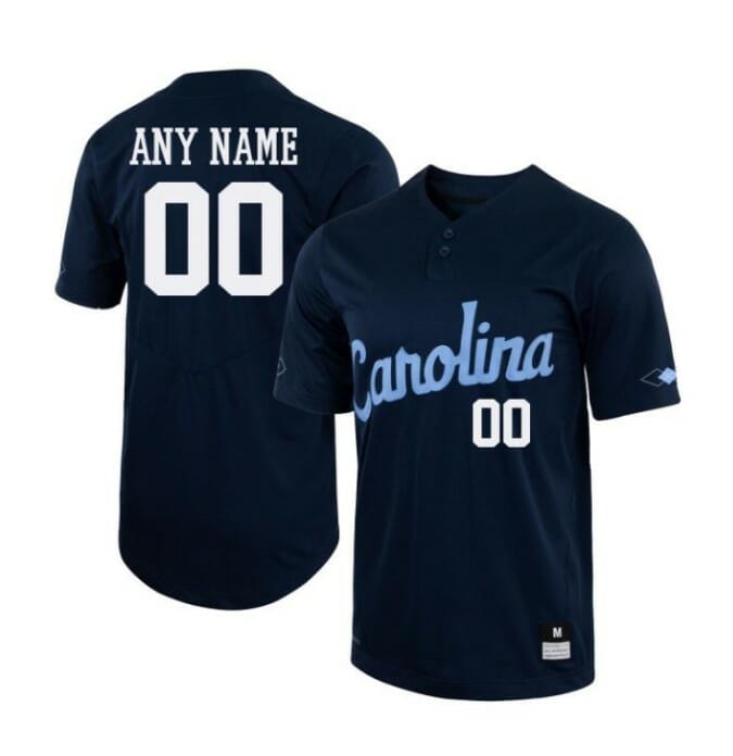 Custom North Carolina Jersey Name and Number Baseball NCAA College Navy