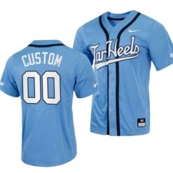 Custom North Carolina Jersey Name and Number NCAA College Blue