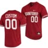Custom Stanford Cardinal Baseball Jersey Name and Number NCAA College PAC-12 Conference Tournament Champs Red