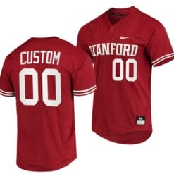 Custom Stanford Cardinal Baseball Jersey Name and Number NCAA College PAC-12 Conference Tournament Champs Red