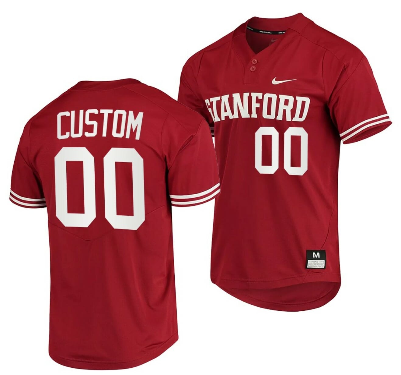 Custom Stanford Cardinal Baseball Jersey Name and Number NCAA College PAC-12 Conference Tournament Champs Red