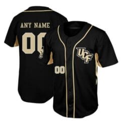 Custom UCF Knights Baseball Jersey Name and Number College Black New