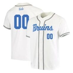 Custom UCLA Bruins Baseball Jersey Name and Number College White