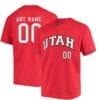 Custom Utah Utes Baseball Jersey Name Number NCAA College Red