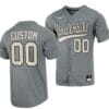 Custom Vanderbilt Commodores Baseball Jersey Name and Number NCAA College Grey