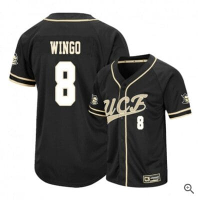 Dalton Wingo Jersey UCF Knights Baseball NCAA College Black Alumni #8