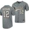 Dominic Keegan Jersey Vanderbilt Commodores College Baseball Full-Button Grey #12