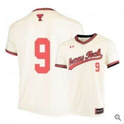 Dylan Neuse Jersey Texas Tech Red Raiders Baseball NCAA College Cream Alumni #9
