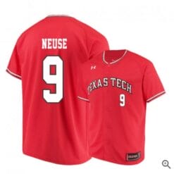 Dylan Neuse Jersey Texas Tech Red Raiders Baseball NCAA College Red Alumni #9