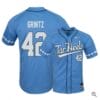 Eric Grintz Jersey North Carolina Tar Heels Baseball NCAA College Blue Elite Alumni #42