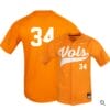 Garrett Crochet Jersey Tennessee Volunteers Baseball NCAA College Elite Orange Alumni #34