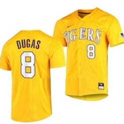 Gavin Dugas Jersey Lsu Tigers Baseball NCAA College Vapor Untouchable Elite Gold #8