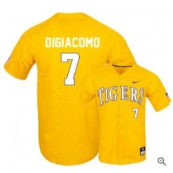 Giovanni DiGiacomo Jersey Lsu Tigers Baseball NCAA College Yellow Elite Alumni #7