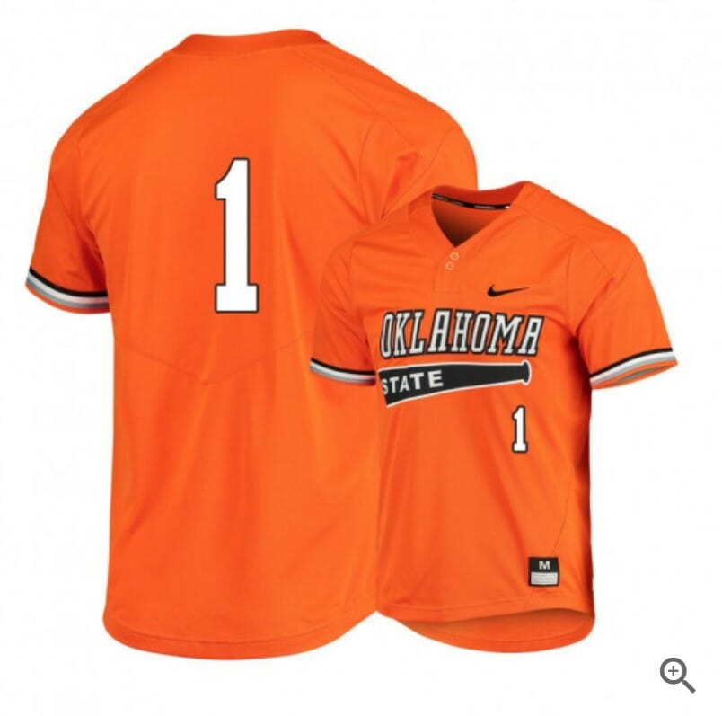 Hueston Morrill Jersey Oklahoma State Cowboys Baseball NCAA College Orange Elite Alumni #1