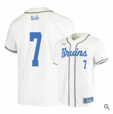 JT Schwartz Jersey UCLA Bruins Baseball NCAA College White Alumni #7