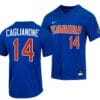 Jac Caglianone Jersey Florida Gators College Baseball Full-Button Royal #14
