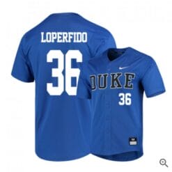 Joey Loperfido Jersey Duke Blue Devils Baseball NCAA College Blue Elite Alumni #26