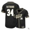 Jordan Rathbone Jersey UCF Knights Baseball NCAA College Black Alumni #34
